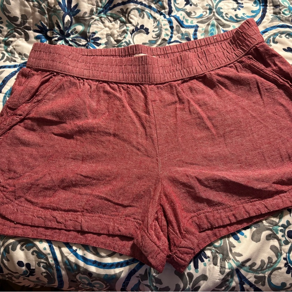 Maurices Textured Red Shorts